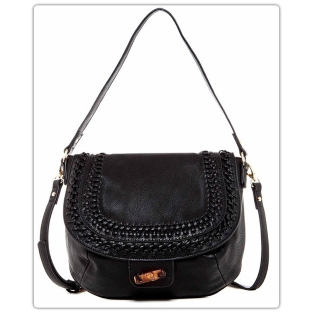 🌷Brand New Bamboo Knot Boho Bag Black - B7